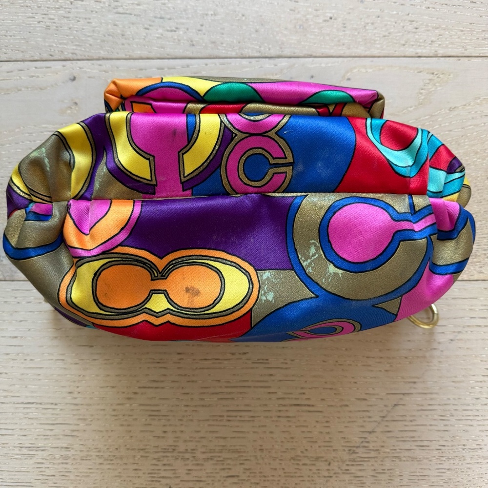 Coach Groovy Poppy Multicolor Satin Shoulder Bag — Y2K - Picture 3 of 7
